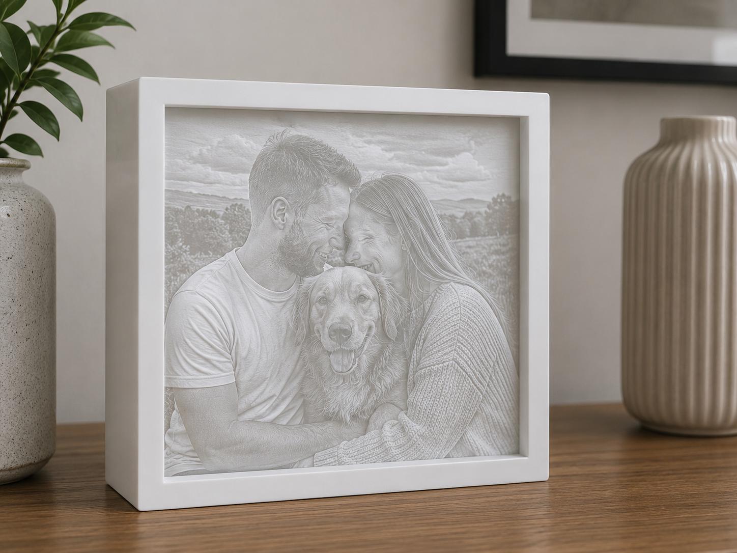 Personalisierte Lithophane Lichtbox