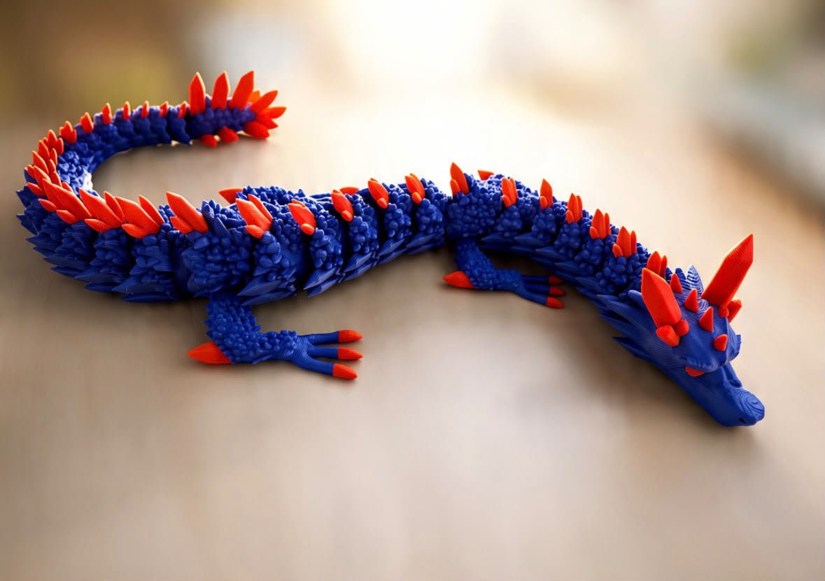 Flexi Fantasy Drache – Zweifarbig